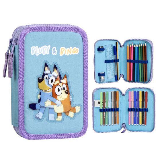 Bluey & Bingo Double Pencil Case