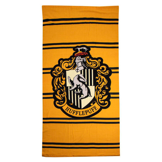 Harry Potter Hufflepuff Microfibre Polyester Quick Dry Towel