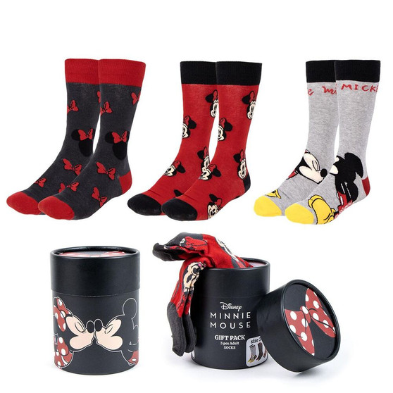 Adult Disney Minnie Mouse 3 Pack Socks