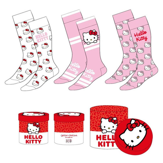 Adult Hello Kitty 3 Pack Socks