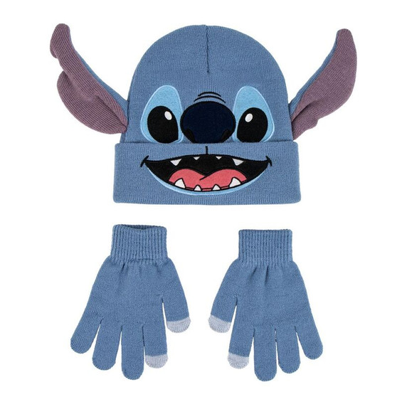 Disney Stitch Beanie and Gloves Set