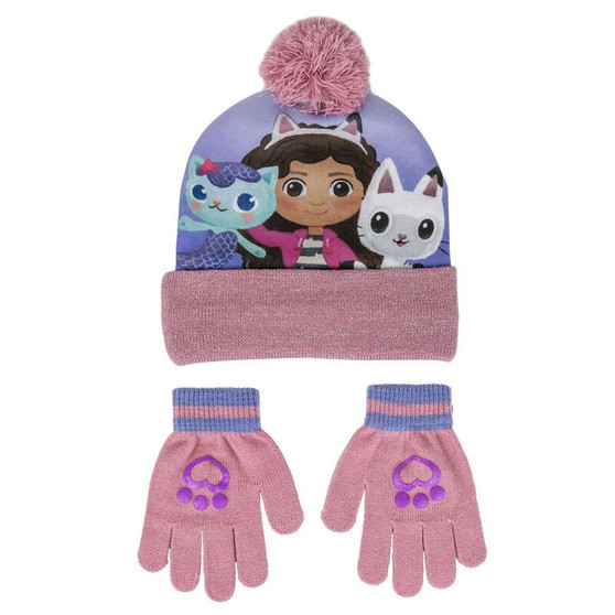 Gabby's Dollshouse Beanie and Gloves Set