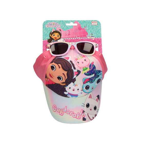 Gabby's Dollhouse Cap & Sunglasses Set