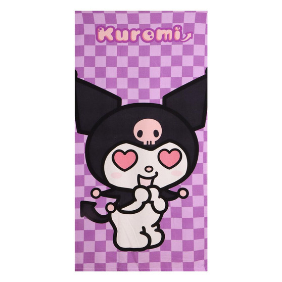 Hello Kitty Kuromi Microfibre Polyester Quick Dry Towel