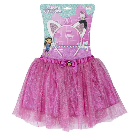 Gabby's Dollshouse Headband & Tutu Set