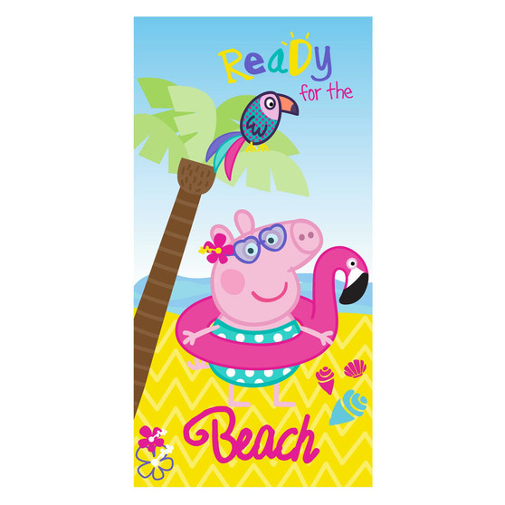 Peppa Pig Microfibre Beach Towel
