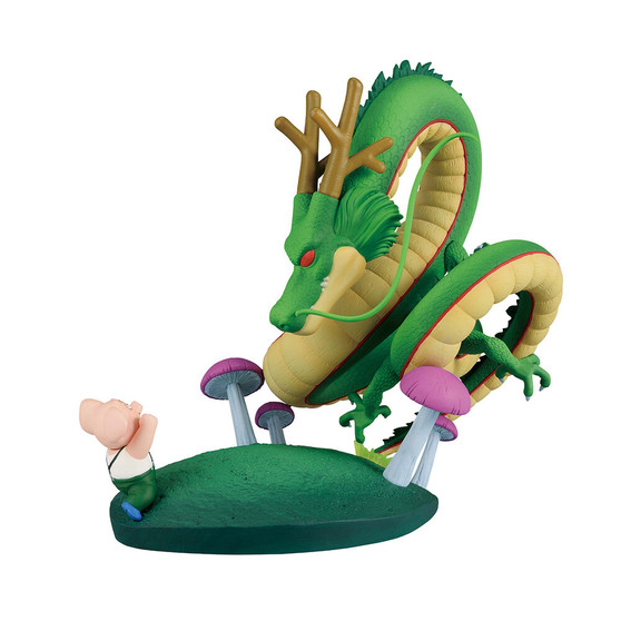 Dragon Ball Dragon History II Oolong & Shenron Ichibansho Figure 14cm
