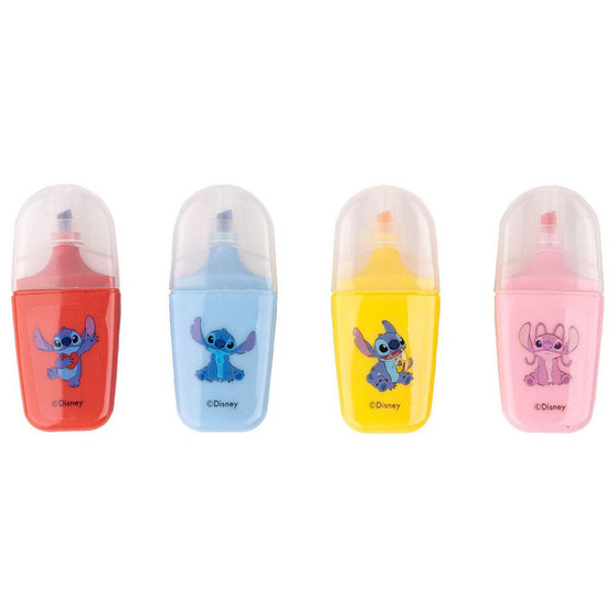 Disney Stitch Highlighter 4 Pack