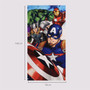 Marvel Avengers Fast Dry Microfibre Beach Towel