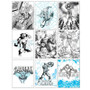 Marvel Avengers Colouring Stationery Set