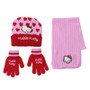 Hello Kitty Beanie, Snood, Gloves Winter Set