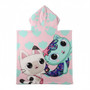 Gabby's Dollhouse Microfibre Polyester Quick Dry Poncho