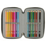 K-Pop Demon Hunters Huntrix triple Pencil Case 37pcs