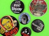 Horror Movie Buttons for the Halloween Season