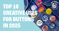 10 Creative Uses for Custom Buttons  from Busy Beaver Buttons & Merch