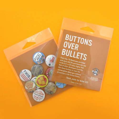 Buttons Over Bullets: Everytown for Gun Safety Button Pack