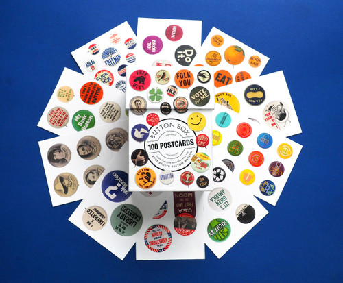 Display of Button Postcards