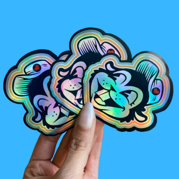 Stickers holographique