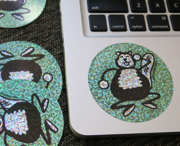 glitter stickers