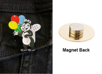 magnetic enamel pins