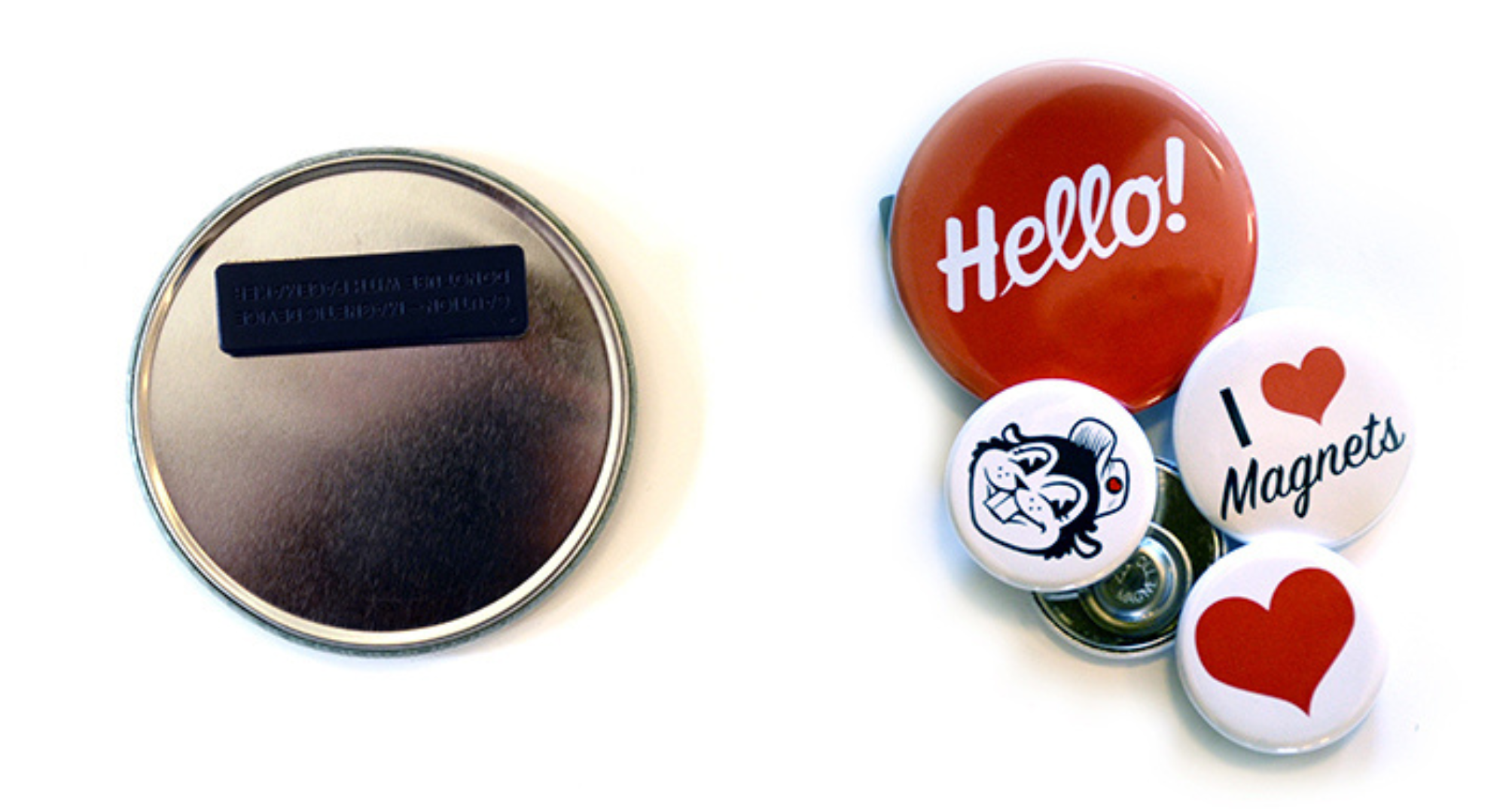 Magnetic Back Promotional Buttons