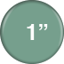 1 inch Round