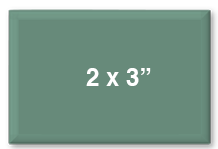 2x3 inch rectangle