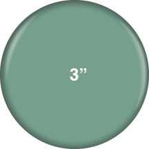 3 inch round