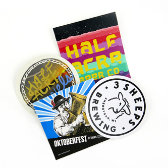 Custom Brewery Stickers