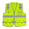 Safety Vest Reflective Yellow Work Vest with 10 Pockets for Men & Women