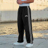Color: Dark Grey, Size: L - Jogger Men's Sweatpants Gym Sports Fitness Splicing Strips Printing Mid F640-12000044564525304