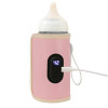 Color: Green - Nursing Bottle Heater USB Charging Heating Sleeve Milk Warmer 20 Temperature F640-12000035838750585