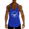 Color: GRAY, Size: M - Workout Clothing Fitness Top Men Gym Tank  Mens Bodybuilding Brand Vest Musc F640-10000000533491014