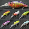Color: Reddle - wLure Fishing Lure Wobbler 9.4g 7cm Loud Rattling Weight Transfer to Make Longer Ca F640-12000030736318649