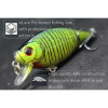 Color: Peachpuff - wLure Crankbait Fishing Lure 6.5cm 7.4g Flat Body Wide Wobbler Musky Bait Floati F640-10000007879707552