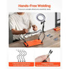Magnetic Helping Hands Soldering Station, 4 Flexible Arms Third Hand Tool with 3X LED Magnifying La E415-FZSHJZ4GFZSB7GHH2001V9