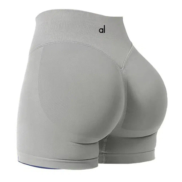 Color: Ivory, Size: S, Ships From: CHINA - Women's sports Yoga shorts High waist hip lift fitness r F640-12000045449606672