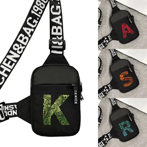 Color: WHITE - Sports Chest Bag Men Small Mobile Phone Messenger Bags Waist Bags Multi-Function Car F640-12000040287090162