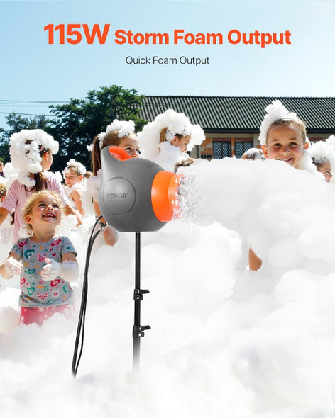 Foam Machine, 115 W Party Foam Cannon, Portable Foam Maker with a Tripod Stand, Powerful Foam Party E415-PMPSJLSSJJXGCKZK1V1