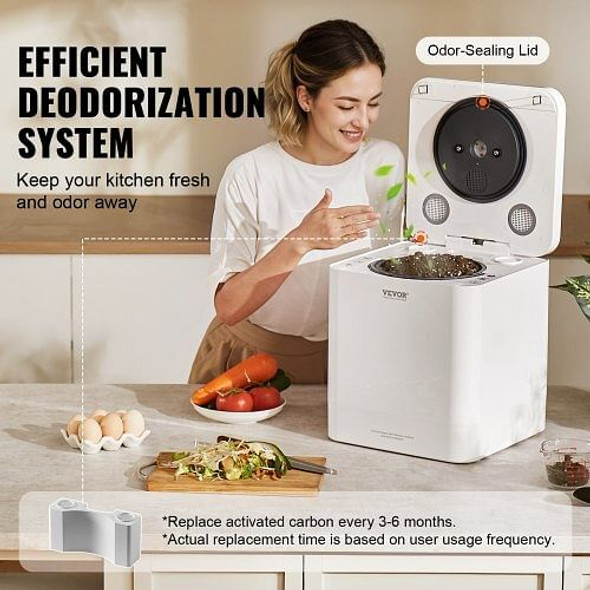 Electric Kitchen Composter 5 L Smart Countertop Composter Food Recycler E415-YDFSWDFTMDFJMKBA3V1