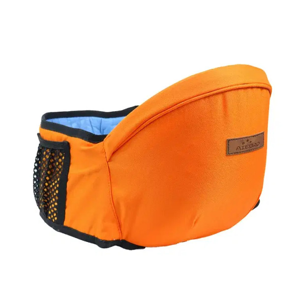 Color: Orange - Baby Carrier Waist Stool Walkers Baby Sling Hold Waist Belt Backpack Hipseat Belt K F640-12000018443968787
