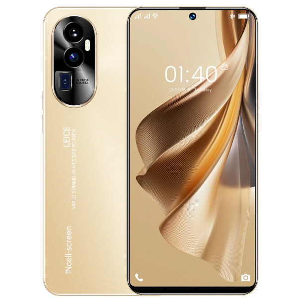 Color: Rose Golden, Bundle: bundle 18 - 2025 New Reno 10 Pro Smartphone 7.3 inch Full Screen 5G Cel F640-12000044402630536