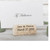 Wine Cork Place Card Holder - Personalized - Option 1