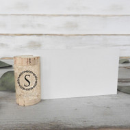 Wine Cork Place Card Holders - Single Vertical - CorkeyCreations.com