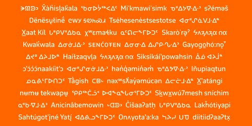 Supporting Indigenous Languages in North America Through Type