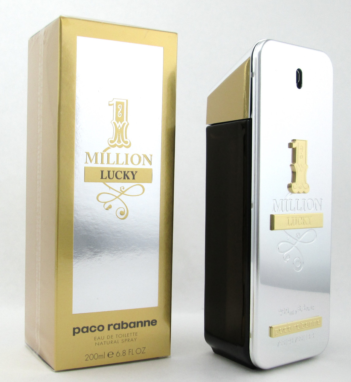 1 Million Lucky by Paco Rabanne oz./ Eau de Toilette Spray for Men. New Sealed - NotJustPerfume.com