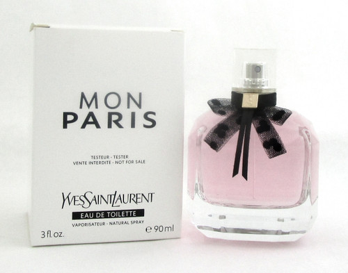 Mon Paris by Yves Saint Laurent 3.0oz. Eau de Toilette Spray. New Tester w/Cap