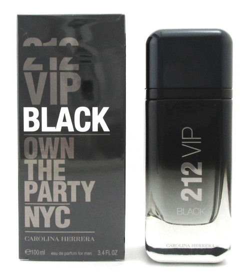 212 VIP BLACK Carolina Herrera 3.4oz EDP Spray Men.Brand New.Sealed Damaged Box