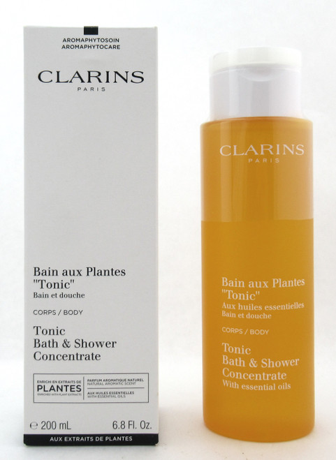 Clarins Tonic Bath & Shower Concentrate 200 ml./ 6.8 oz. New Tester