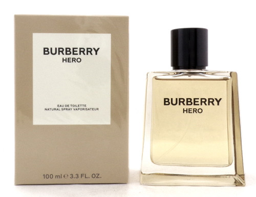 Burberry Hero Cologne 3.3 oz. Eau de Toilette Spray for Men. New sealed Box